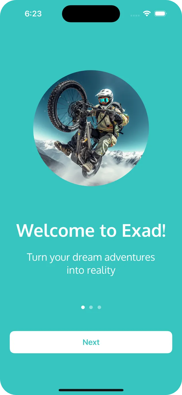 EXAD app preview
