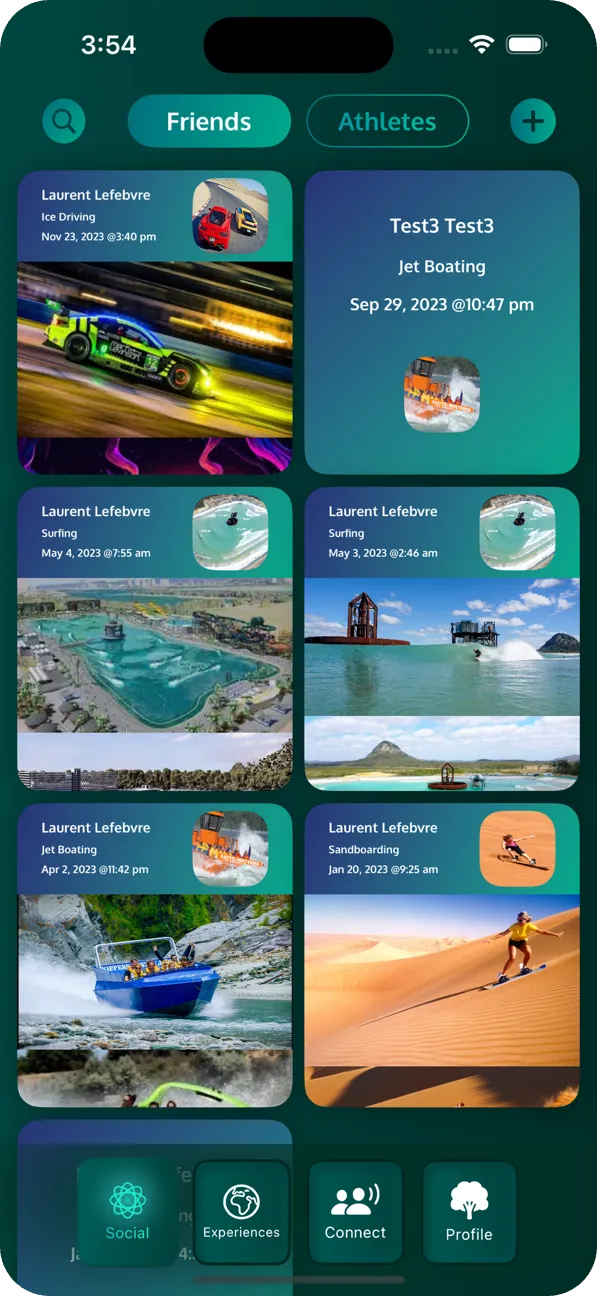 Discover experiences