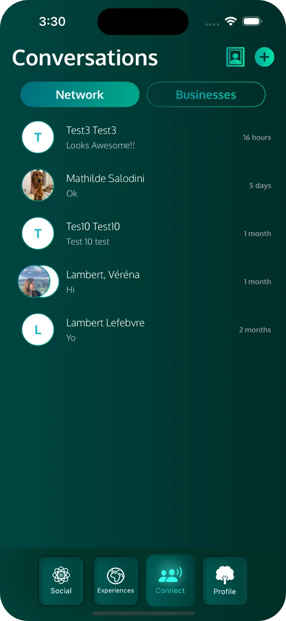 Chat with people and providers