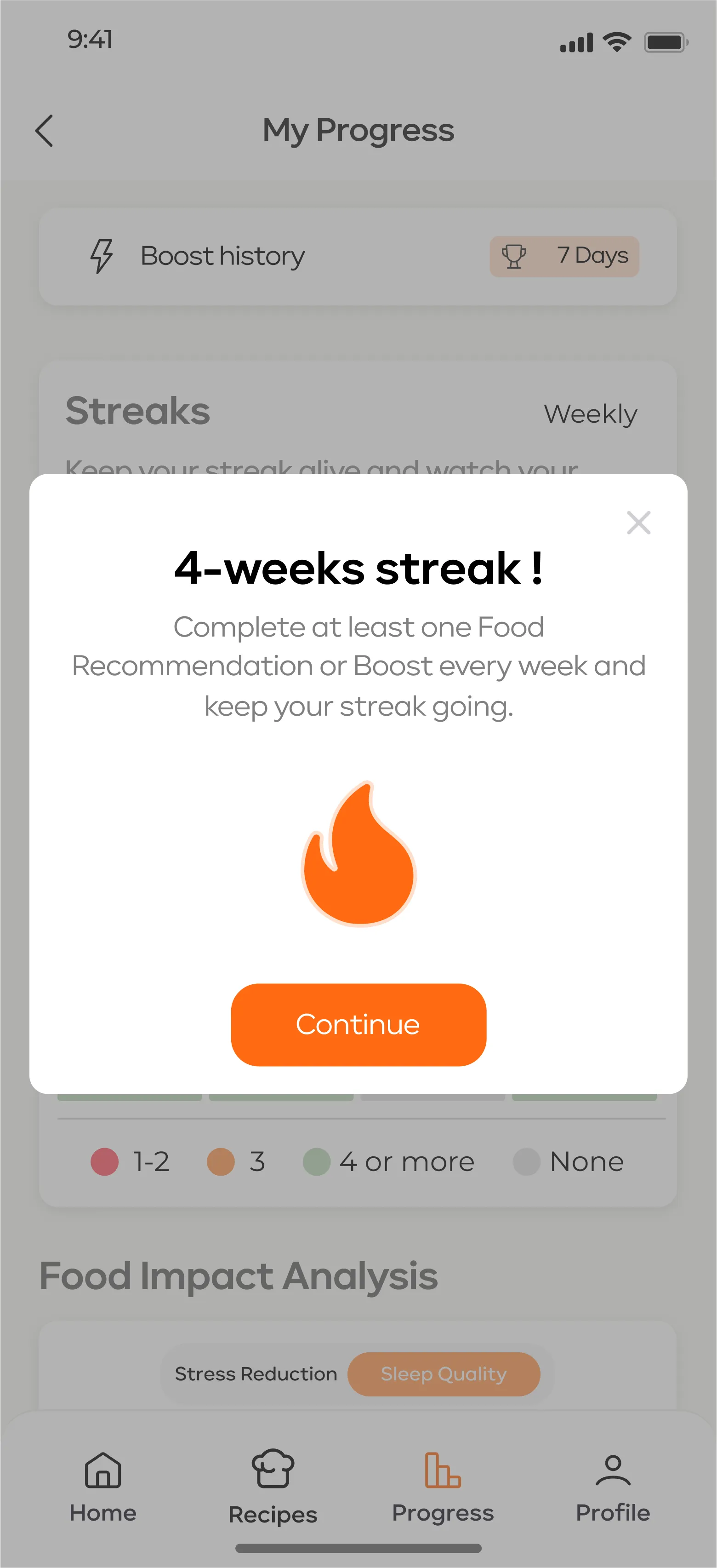Streaks keep you consistent