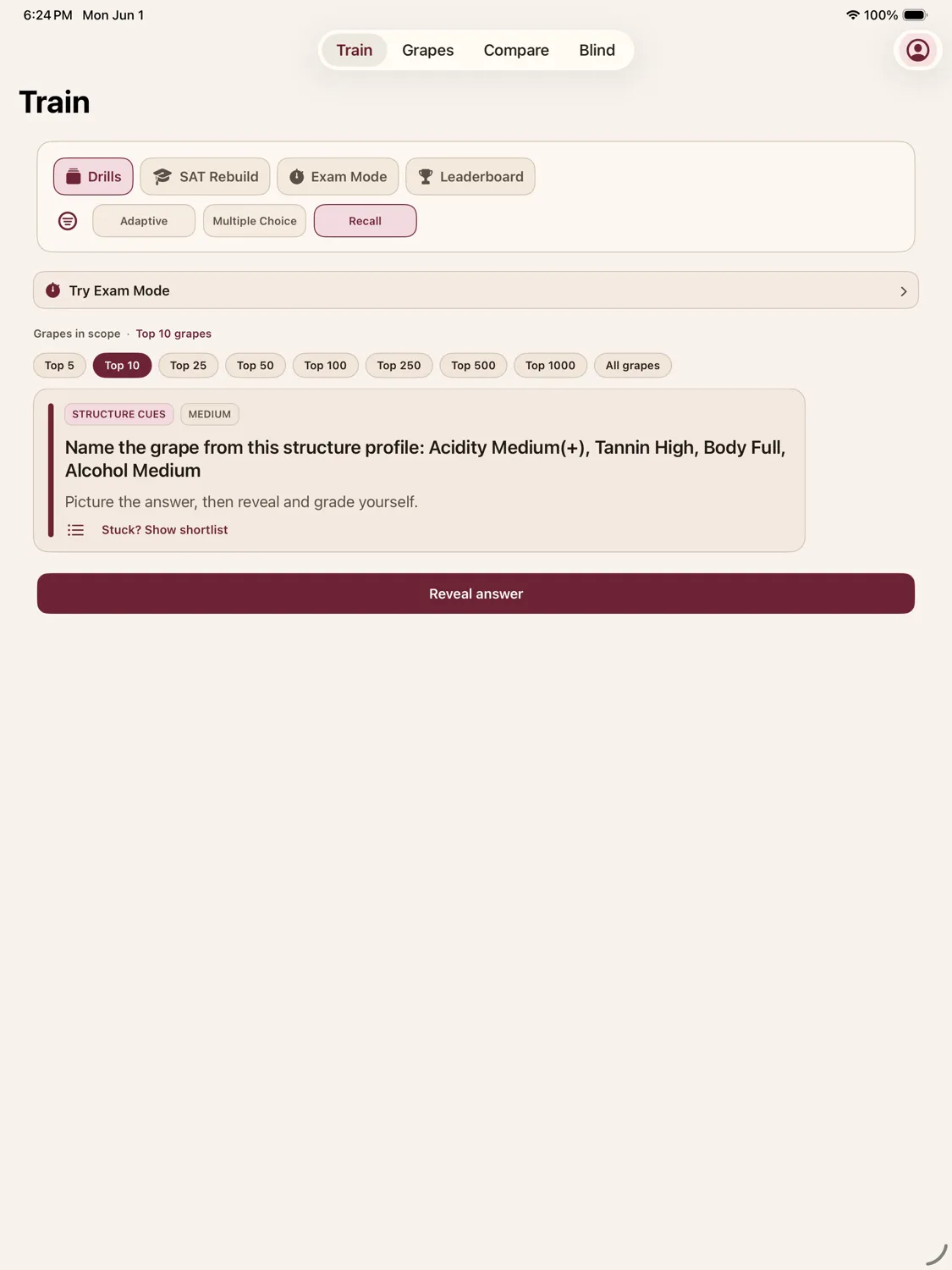 iPad — the training-first workflow scaled up