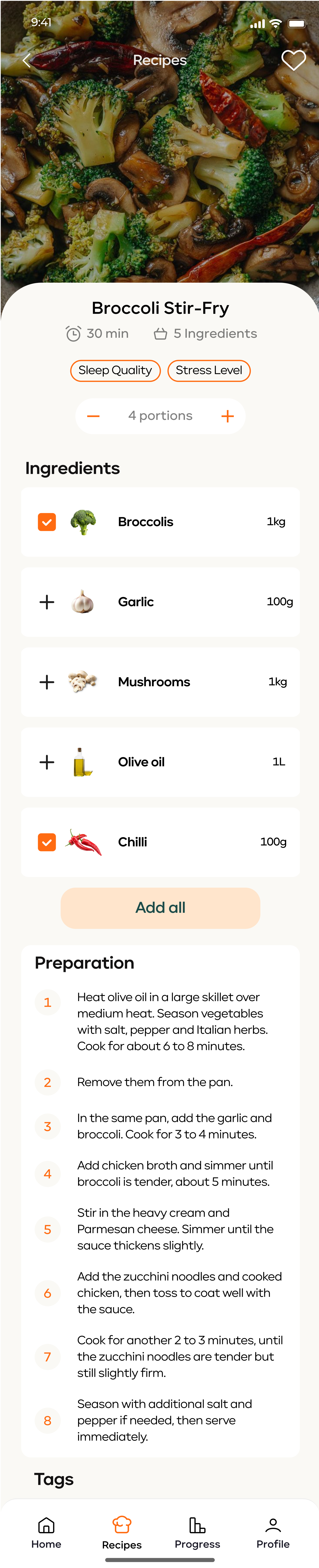 Premium Recipe Experience