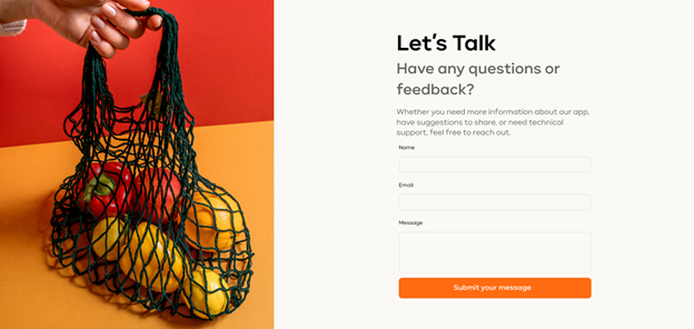 Nouri Landing Page Section #{i}